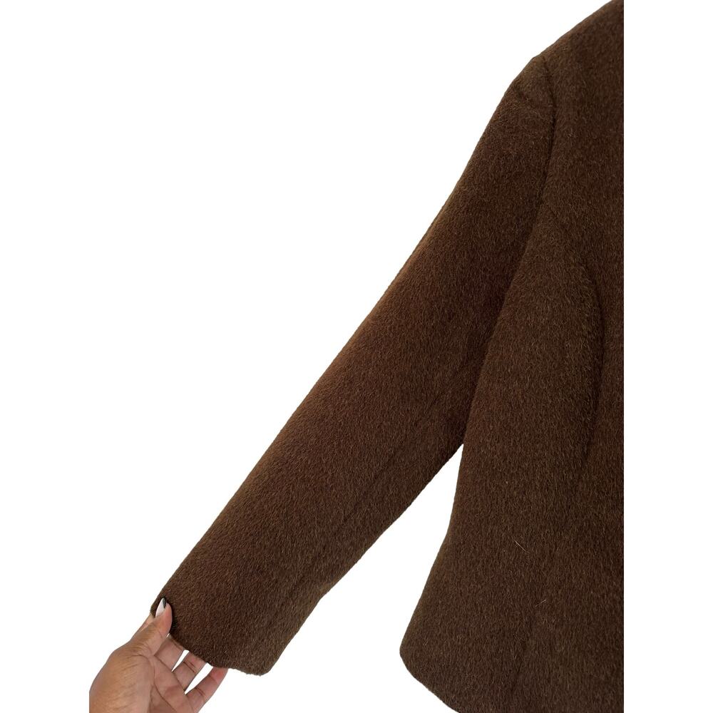 Peruvian Connection Brown Preppy Basic Classic Al… - image 6